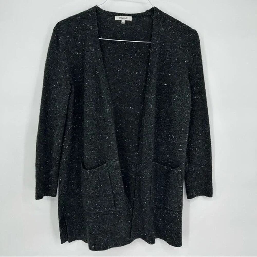 Madewell charcoal cardigan‎ with pockets (S)